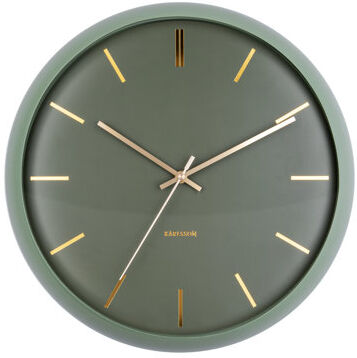 Karlsson Globe 40cm Silent Wall Clock Karlsson Colour: Moss Green Karlsson Globe 40cm Silent Wall Clock Karlsson Colour: Moss Green