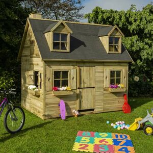 Rowlinson Country Cottage Playhouse 259.0 H x 185.0 W x 263.5 D cm