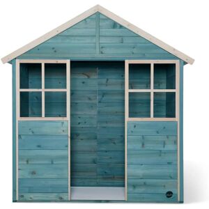 Plum Garden Playhouse blue/brown/green 140.0 H x 96.9 W x 130.0 D cm