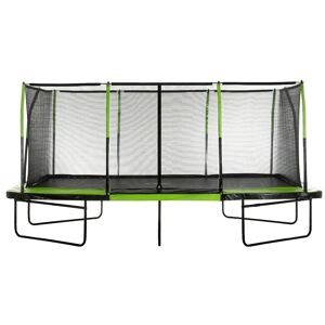 Upper Bounce UpperBounce 10' x 17' Mega Large Rectangle Trampoline with Enclosure Net System, Professional Trampoline black/green 9.0 H x 17.0 W x 10.0 D cm