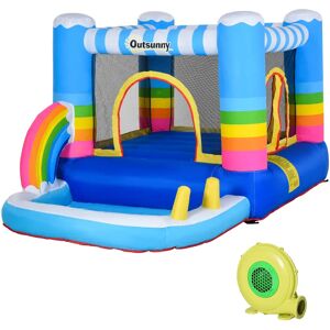 Outsunny Kids Bounce House 155.0 H x 200.0 W x 290.0 D cm