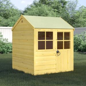 Shire Sheds Bunny Playhouse brown 143.0 H x 119.0 W x 119.0 D cm