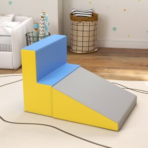 Freeport Park Toddler 50cm W Indoor and Outdoor Foam Climbing Blocks Grey/Yellow/Blue 25cm H X 50cm W X 50cm D Freeport Park Toddler 50cm W Indoor and Outdoor Foam Climbing Blocks Grey/Yellow/Blue 25cm H X 50cm W X 50cm D