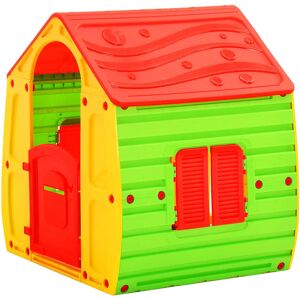 Freeport Park Criner Kids Playhouse 102X90x109 Red/Green/Yellow 1 Freeport Park Criner Kids Playhouse 102X90x109 Red/Green/Yellow 1