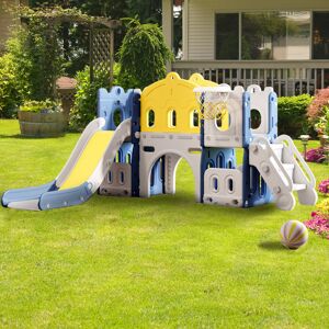 Isulf Zoomie Kids Slide Blue/Yellow 106cm H X 190cm W X 165cm D Isulf Zoomie Kids Slide Blue/Yellow 106cm H X 190cm W X 165cm D