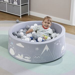 Liberty House Toys Arctic Soft Foam Ball Pit Grey Liberty House Toys Arctic Soft Foam Ball Pit Grey