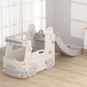 Iuti Zoomie Kids Slide White;Grey 75cm H X 194cm W X 36cm D Iuti Zoomie Kids Slide White;Grey 75cm H X 194cm W X 36cm D