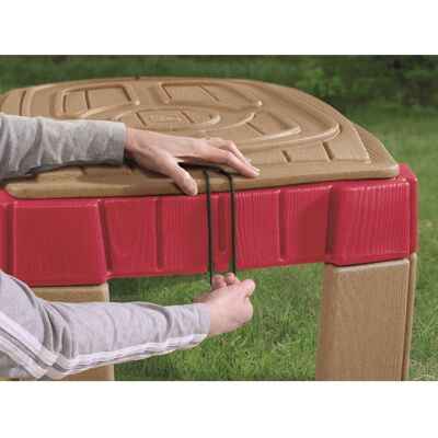 Freeport Park Plastic Sand & Water Table Red 41.59cm H X 66.04cm W X 91.44cm L Freeport Park Plastic Sand & Water Table Red 41.59cm H X 66.04cm W X 91.44cm L