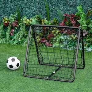 HOMCOM Football Rebounder Net black 63.5 H x 88.5 W x 75.0 D cm