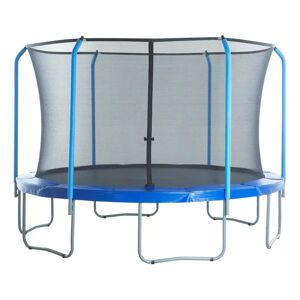 Upper Bounce Trampoline Replacement Enclosure Surround Safety Net for 14ft Frame, Top Metal Ring using 6 Bent Poles black 180.0 H x 427.0 W x 427.0 D cm