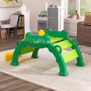 KidKraft Jumping Frog 118cm W Indoor and Outdoor Plastic Climbing Frame green/yellow 52.0 H x 118.0 W x 68.0 D cm