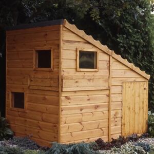 Shire Sheds Command Post Playhouse brown 170.0 H x 119.0 W x 179.0 D cm