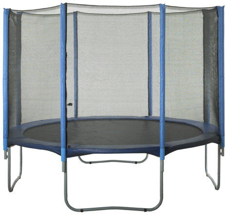 Freeport Park 396cm Round Trampoline Net Using 8 Poles Freeport Park  - Size: 243cm W X 243cm D Freeport Park 396cm Round Trampoline Net Using 8 Poles Freeport Park  - Size: 243cm W X 243cm D