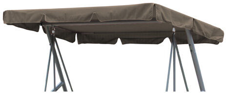 Freeport Park Evelyn Swing Seat Freeport Park Colour: Taupe 90cm H X 142cm W X 87cm D Freeport Park Evelyn Swing Seat Freeport Park Colour: Taupe 90cm H X 142cm W X 87cm D