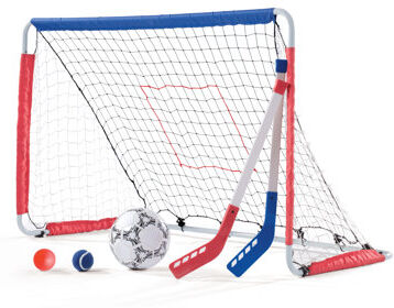 Freeport Park 5 Piece Football Goal Freeport Park  - Size: 217cm H X 210cm W X 210cm D Freeport Park 5 Piece Football Goal Freeport Park  - Size: 217cm H X 210cm W X 210cm D