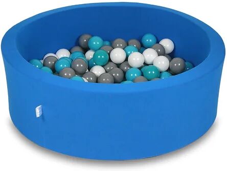 Borough Wharf Worth Ball Pit Pool Borough Wharf Colour: Blue/White/Grey/Turquoise  - Size: Small