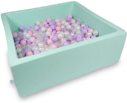 Freeport Park Lauryn Ball Pit Pool Freeport Park Colour: Mint/Pink/Clear/Heather  - Size: 24cm H X 15cm W X 15cm D Freeport Park Lauryn Ball Pit Pool Freeport Park Colour: Mint/Pink/Clear/Heather  - Size: 24cm H X 15cm W X 15cm D