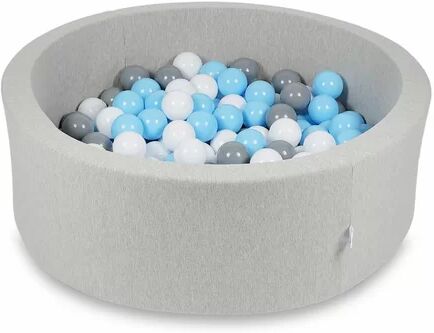 Borough Wharf Worth Ball Pit Pool Borough Wharf Colour: Light Grey/Blue/White/Grey  - Size: 18cm H X 18cm W X 16cm D