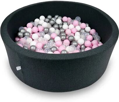 Freeport Park Nayeli Ball Pit Pool Freeport Park Colour: Graphite/Pink/Silver/Clear  - Size: Medium Freeport Park Nayeli Ball Pit Pool Freeport Park Colour: Graphite/Pink/Silver/Clear  - Size: Medium