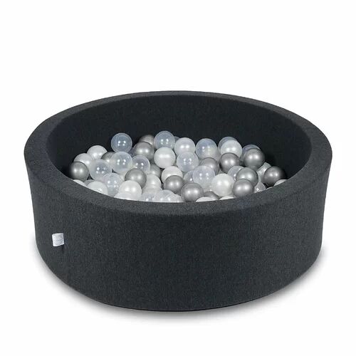 Borough Wharf Worth Ball Pit Pool Borough Wharf Colour: Graphite/Pearl/Silver/Clear  - Size: Small