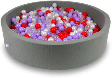Freeport Park Tori Ball Pit Pool Freeport Park Colour: Grey/Clear/Pearl/Red  - Size: Medium Freeport Park Tori Ball Pit Pool Freeport Park Colour: Grey/Clear/Pearl/Red  - Size: Medium