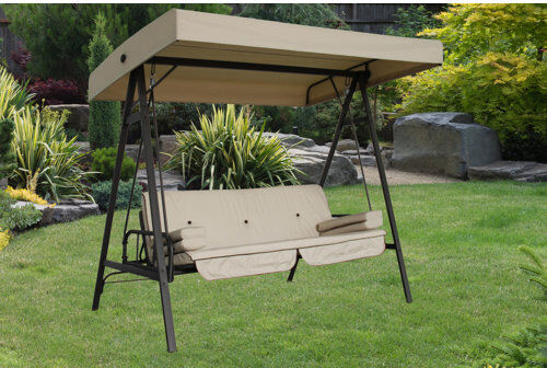 Dakota Fields Holifield Swing Seat with Stand Dakota Fields  - Size: 7cm H X 53cm W X 7cm D Dakota Fields Holifield Swing Seat with Stand Dakota Fields  - Size: 7cm H X 53cm W X 7cm D