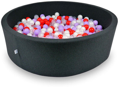 Freeport Park Paola Ball Pit Pool Freeport Park Colour: Graphite/Clear/Pearl/Red  - Size: 25cm H X 25cm W X 17cm D Freeport Park Paola Ball Pit Pool Freeport Park Colour: Graphite/Clear/Pearl/Red  - Size: 25cm H X 25cm W X 17cm D