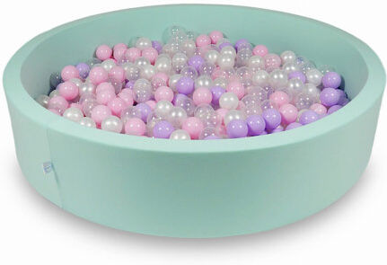 Freeport Park Tori Ball Pit Pool Freeport Park Colour: Mint/Pink/Clear/Heather  - Size: 91cm H X 98cm W X 205cm D Freeport Park Tori Ball Pit Pool Freeport Park Colour: Mint/Pink/Clear/Heather  - Size: 91cm H X 98cm W X 205cm D