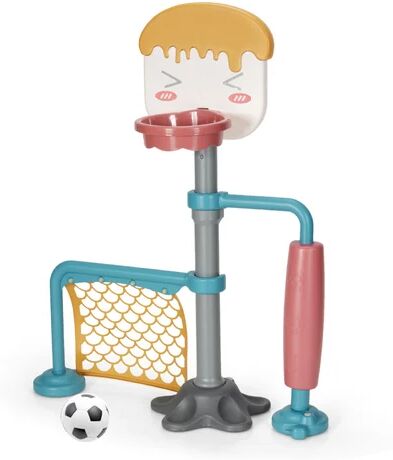 Freeport Park Collado 3 in 1 Basketball Stand with Football Goal & Roller Play Set Freeport Park  - Size: 10cm H X 25cm W X 25cm D Freeport Park Collado 3 in 1 Basketball Stand with Football Goal & Roller Play Set Freeport Park  - Size: 10cm H X 25cm W X 25cm D