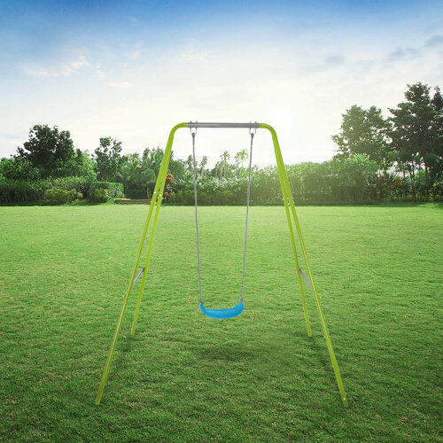 Freeport Park Arelious Kids Swing Set Freeport Park  - Size: Mini (Under 5') Freeport Park Arelious Kids Swing Set Freeport Park  - Size: Mini (Under 5')