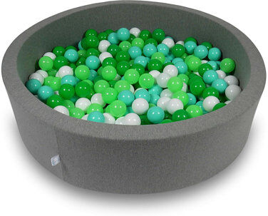 Freeport Park Denise Ball Pit Pool Freeport Park Colour: Grey/White/Mint/Mint Green  - Size: 400cm H X 280cm W Freeport Park Denise Ball Pit Pool Freeport Park Colour: Grey/White/Mint/Mint Green  - Size: 400cm H X 280cm W