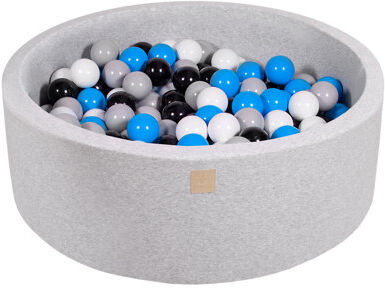 Mack + Milo Ball Pit Mack + Milo Colour: Light Grey Pool with White/Grey/Black/Blue Balls, Size: 30cm H x 90cm W x 90cm D  - Size: 40cm H x 90cm W x 90cm D Mack + Milo Ball Pit Mack + Milo Colour: Light Grey Pool with White/Grey/Black/Blue Balls, Size: 30cm H x 90cm W x 90cm D  - Size: 40cm H x 90cm W x 90cm D