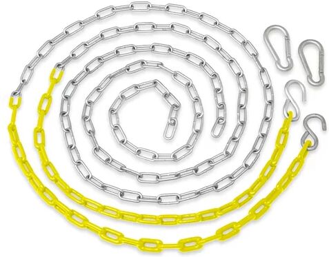 Freeport Park Vinyl Coated Chain Freeport Park Colour: Yellow  - Size: 85cm H X 148cm W X 43cm D