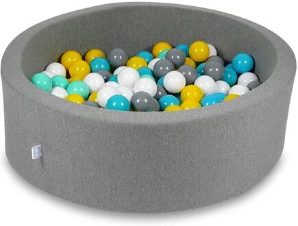 Borough Wharf Worth Ball Pit Pool Borough Wharf Colour: Grey/Turquoise/Yellow/Mint  - Size: Rectangle 80 x 150cm