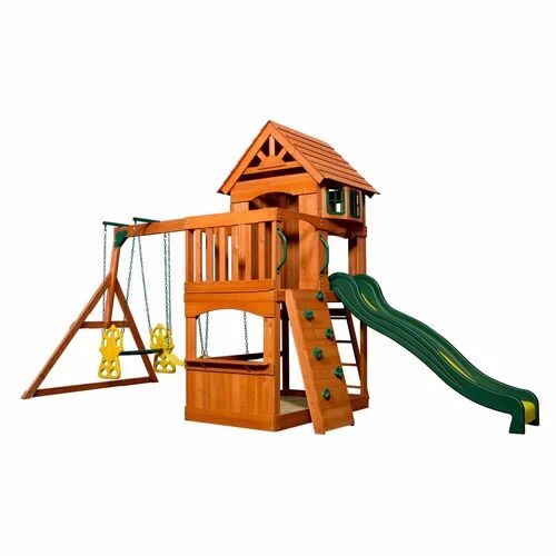 Freeport Park Atlantic Swing Set Freeport Park  - Size: 207cm H X 160cm W X 181cm D Freeport Park Atlantic Swing Set Freeport Park  - Size: 207cm H X 160cm W X 181cm D