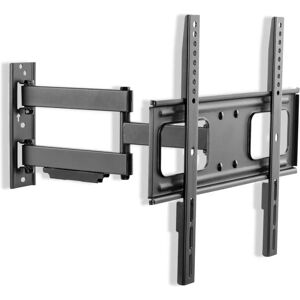 Symple Stuff Laux Articulating Arm Universal Wall Mount for 32"-55" Flat Panel Screens black 43.0 H x 48.0 W x 47.3 D cm