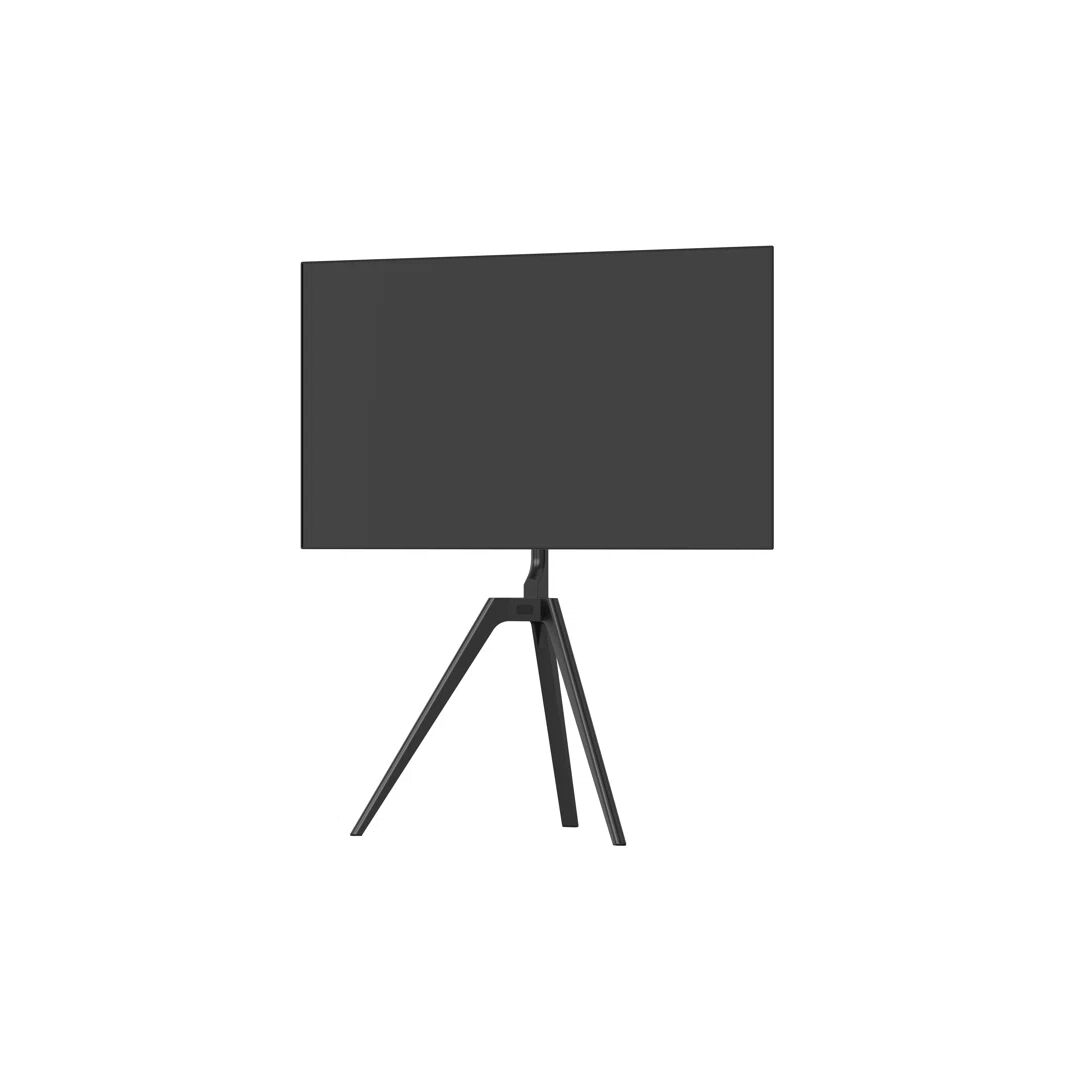 Norden Home Lavaca Swivel Floor Stand for TV'S up to 65" from 200x200 to 400x400 VESA black 133.5 H x 76.5 W cm