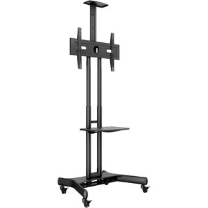 Symple Stuff Tillotson Fixed Floor Stand Mount for 32-60 Flat Panel Screens black 201.7 H x 85.0 W cm