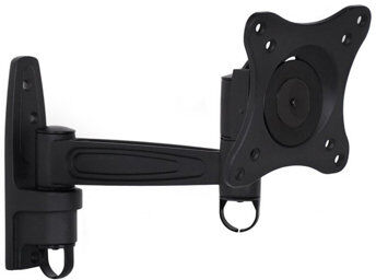 EUAVF Articulating/Extending Arm Universal Wall Mount for 15"-32" Flat Panel Screens EUAVF Finish: Black  - Size: 115cm H X 80cm W X 48cm D EUAVF Articulating/Extending Arm Universal Wall Mount for 15"-32" Flat Panel Screens EUAVF Finish: Black  - Size: 115cm H X 80cm W X 48cm D