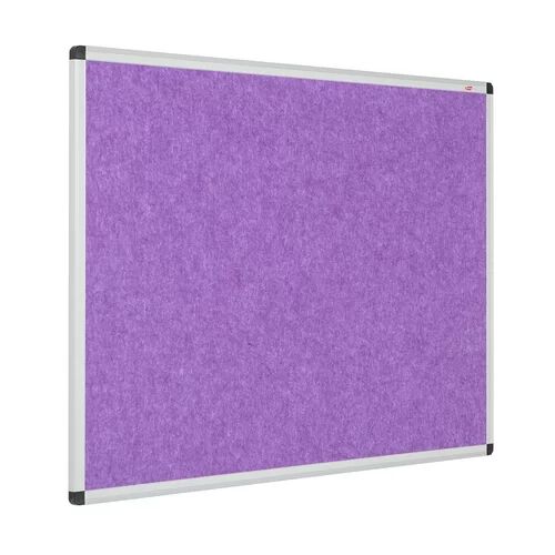 Symple Stuff Aluminium Framed Resist-a-Flame Bulletin Board Symple Stuff Size: 120cm H x 180cm W, Finish: Purple  - Size: 120cm H x 240cm W