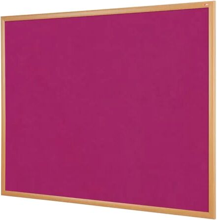 Symple Stuff Wall Mounted Bulletin Board Symple Stuff Size: 90cm H x 120cm W, Colour: Magenta Loop Nylon  - Size: 90cm H x 120cm W