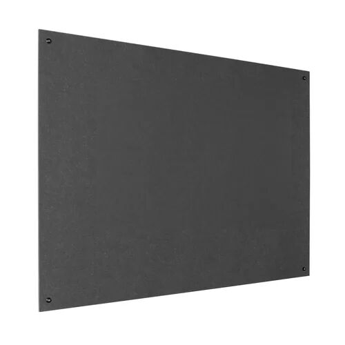 Symple Stuff Wall Mounted Reversible Bulletin Board Symple Stuff Size: 120cm H x 120cm W, Colour: Charcoal  - Size: 90cm H x 120cm W