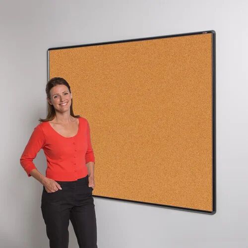 Symple Stuff Wall Mounted Bulletin Board Symple Stuff Size: 90cm H x 120cm W, Frame Finish: Black  - Size: 45cm H x 60cm W Symple Stuff Wall Mounted Bulletin Board Symple Stuff Size: 90cm H x 120cm W, Frame Finish: Black  - Size: 45cm H x 60cm W