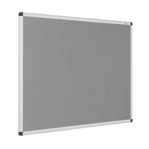 Symple Stuff Aluminium Framed Resist-a-Flame Bulletin Board Symple Stuff Size: 120cm H x 240cm W, Finish: Grey  - Size: 120cm H x 240cm W