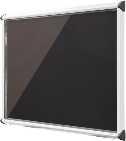 Symple Stuff Exterior Wall Mounted Bulletin Board Symple Stuff Size: 105cm H x 139.7cm W, Frame Finish: White, Colour: Black  - Size: 105cm H x 118.2cm W