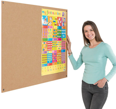 Symple Stuff Wall Mounted Reversible Bulletin Board Symple Stuff Size: 120cm H x 150cm W, Colour: Natural  - Size: 60cm H x 90cm W Symple Stuff Wall Mounted Reversible Bulletin Board Symple Stuff Size: 120cm H x 150cm W, Colour: Natural  - Size: 60cm H x 90cm W