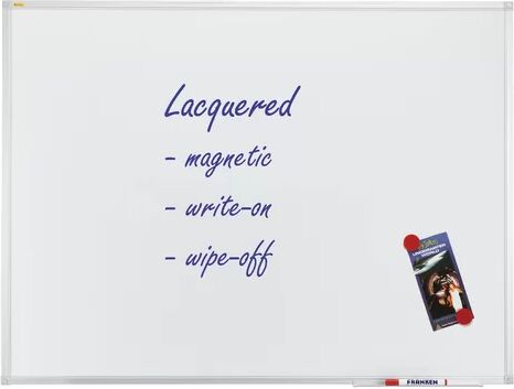 Symple Stuff X-tra!Line® Lacquered Steel Whiteboard Symple Stuff Size: 120cm H x 240cm W x 3cm D  - Size: 90cm H x 120cm W x 3cm D Symple Stuff X-tra!Line® Lacquered Steel Whiteboard Symple Stuff Size: 120cm H x 240cm W x 3cm D  - Size: 90cm H x 120cm W x 3cm D