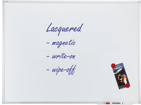 Symple Stuff X-tra!Line® Lacquered Steel Whiteboard Symple Stuff Size: 90cm H x 120cm W x 3cm D  - Size: 120cm H x 240cm W x 3cm D Symple Stuff X-tra!Line® Lacquered Steel Whiteboard Symple Stuff Size: 90cm H x 120cm W x 3cm D  - Size: 120cm H x 240cm W x 3cm D