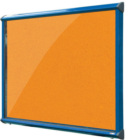 Symple Stuff Exterior Wall Mounted Bulletin Board Symple Stuff Size: 75cm H x 53.7cm W, Frame Finish: Blue, Colour: Orange  - Size: 75cm H x 53.7cm W Symple Stuff Exterior Wall Mounted Bulletin Board Symple Stuff Size: 75cm H x 53.7cm W, Frame Finish: Blue, Colour: Orange  - Size: 75cm H x 53.7cm W
