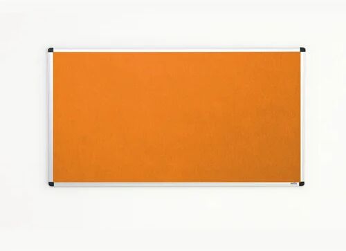 Symple Stuff Olivia-Grace Wall Mounted Bulletin Board Symple Stuff Size: 120cm H x 180cm W, Surface Colour: Orange  - Size: 120cm H x 150cm W